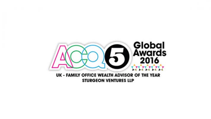 Sturgeon Ventures Wins Multiple Awards at the 11th Annual ACQ5 Global Awards