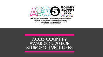 ACQ5 Country Awards 2020 for Sturgeon Ventures