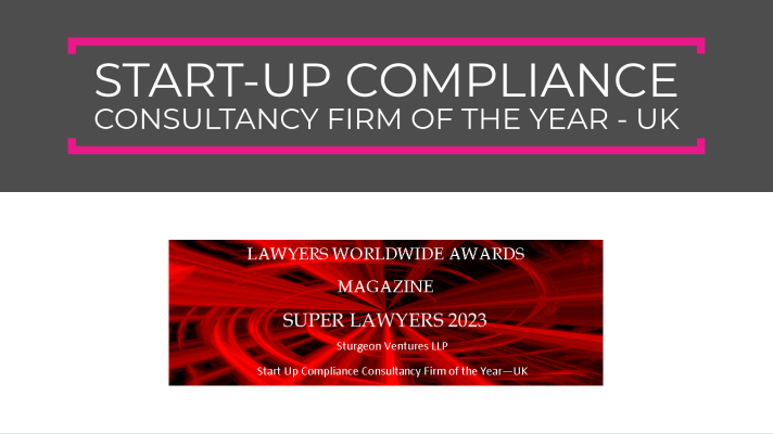 Start-up Compliance Consultancy Firm of the Year – UK