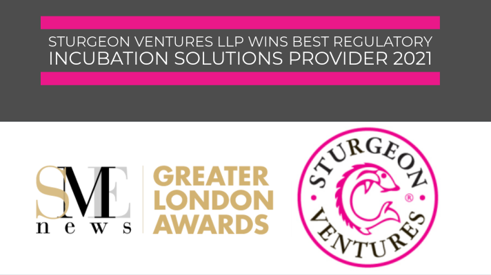 Best Regulatory Incubation Solutions Provider 2021 – Sturgeon Ventures