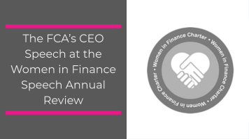 FCA’s CEO Speech at Women In Finance Annual Review